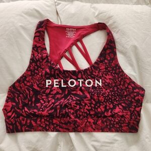 peloton sports bra Size XL Activewear Yoga Gym Cheetah Print